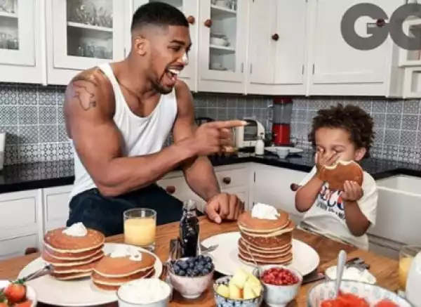 Anthony Joshua And His Son Are Cute As They Cover GQ Magazine